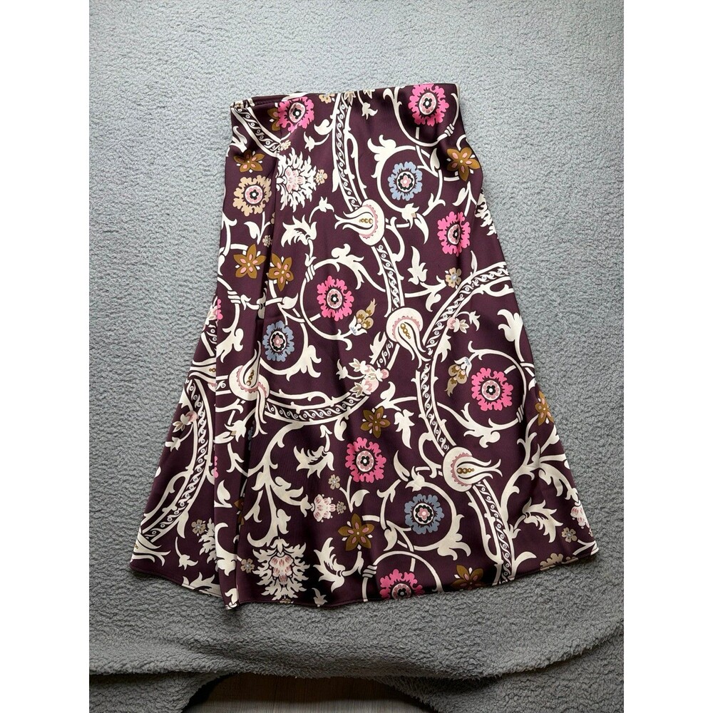 Ann Taylor floral printed skirt sz small petite NWT